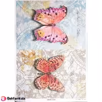 دکوپاژ برنجی(الیافی)پشت چسب دار ریچ کد 1297