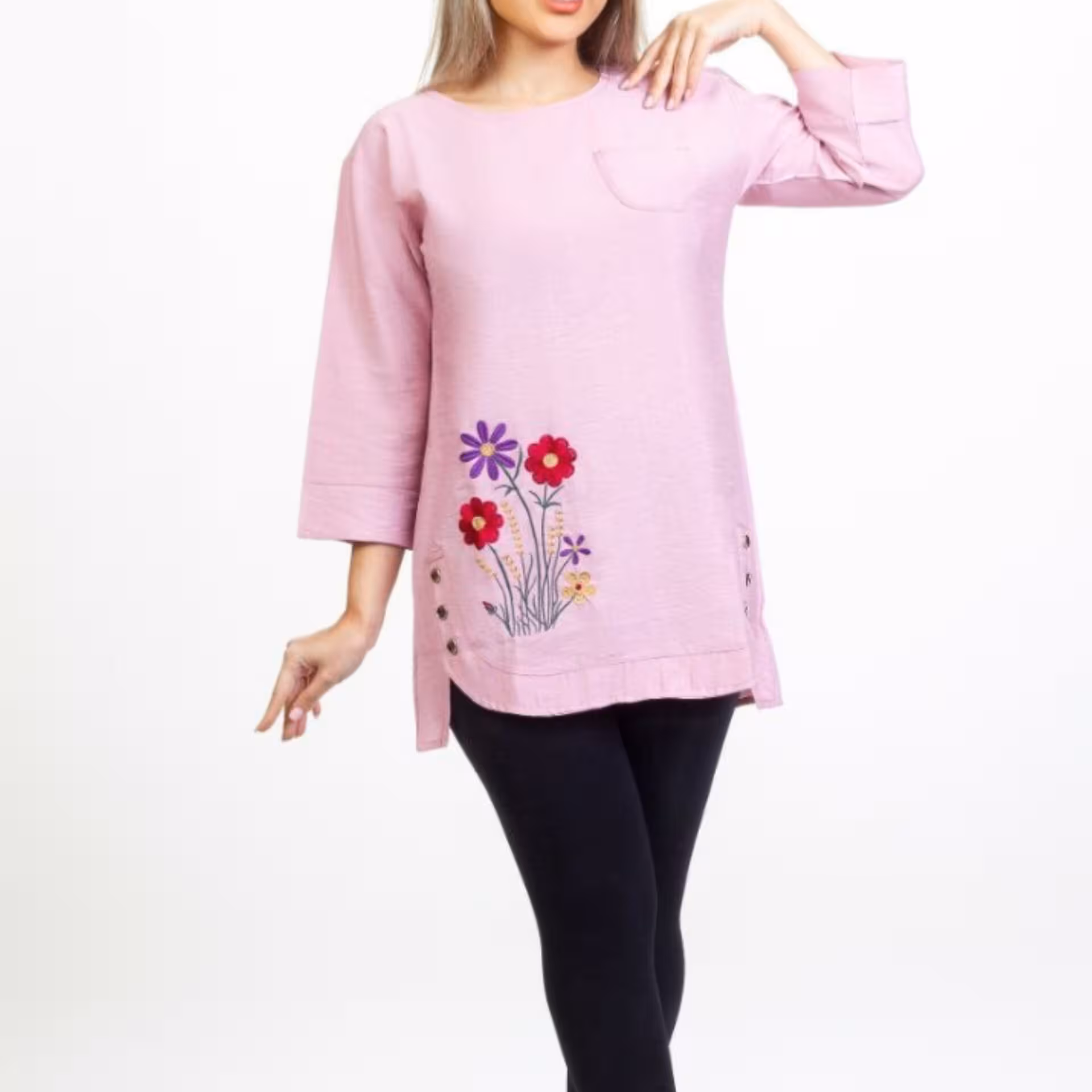 تونیک گلدوزی بابوس