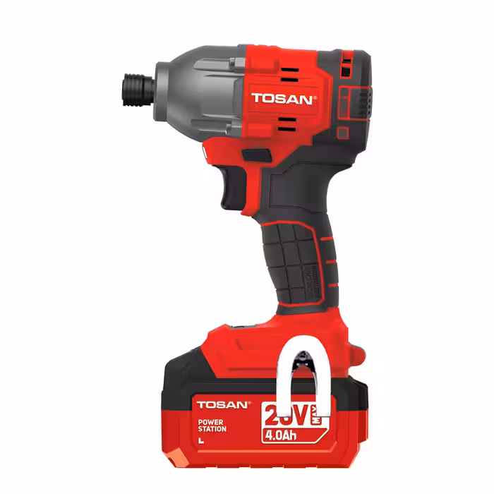 پیچ گوشتی شارژی ضربه ای توسن براشلس 20 ولت مدل 9520BIS