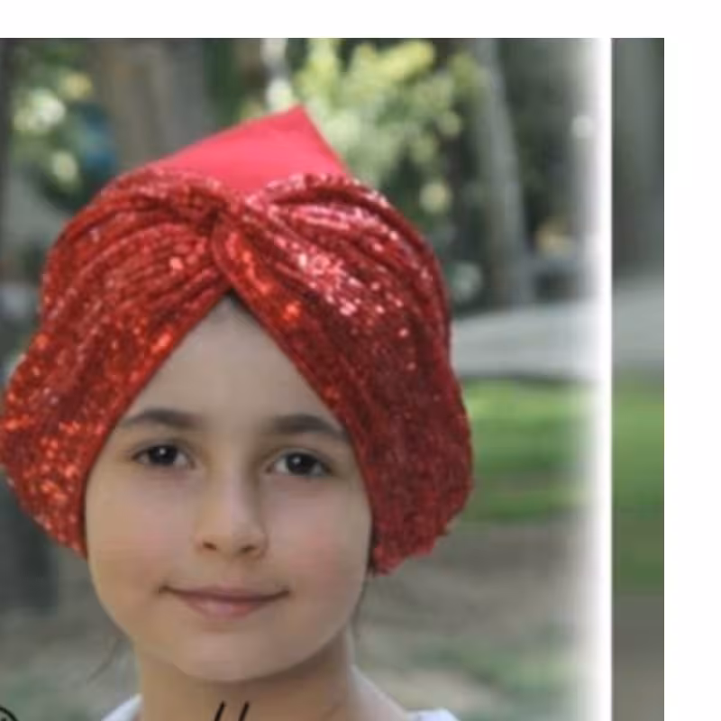 کلاه جلو پولکی گرهی