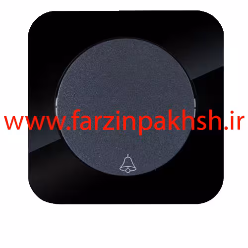 کلید یک پل توکار دلند مدل آدا پلکسی مشکی