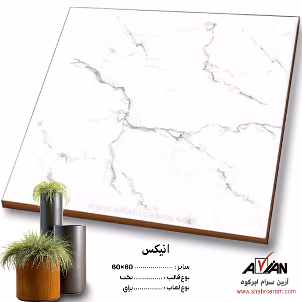 سرامیک انیکس 60*60 کاشی آرین سرام