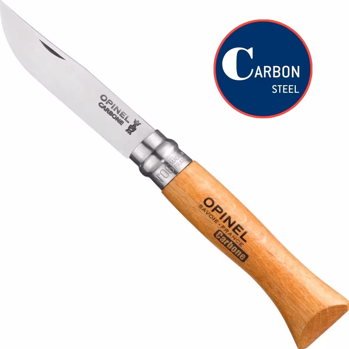 چاقو اپینل 07 کربن Opinel No.07 Carbon Steel Folding Knife