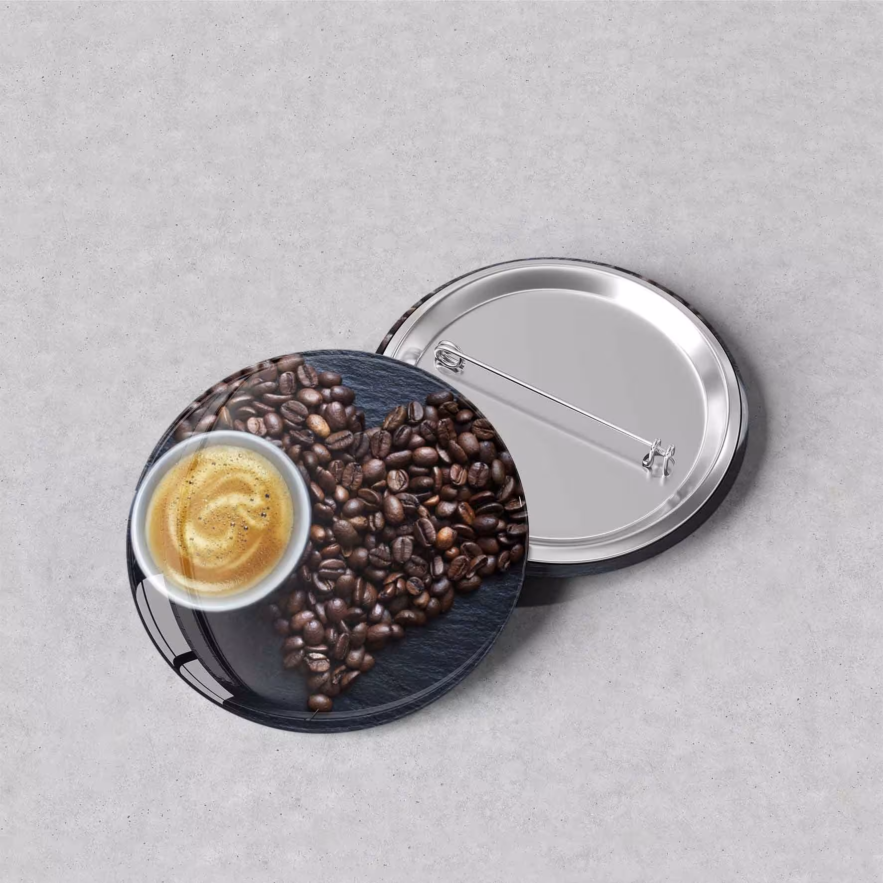 پیکسل سوزنی 44 با طرح «قلب و فنجان قهوه» کد P210