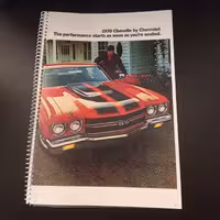 بروشور شورولت شِوِل (مالیبو) 1970 کیفیت خوب