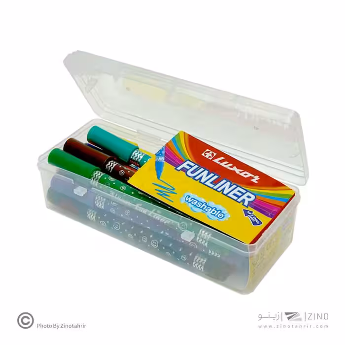 ماژیک نقاشی12رنگ فان لاینر جعبه طلقی لاکسر کد6107