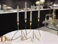 جاشمعی طلایی براق Dio کد 3024