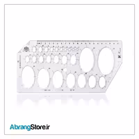 شابلون بیضی شفاف Kewer