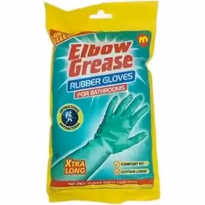 دستکش سرویس بهداشتی البو گریس Elbow Grease مدل Rubber Gloves سایز Medium