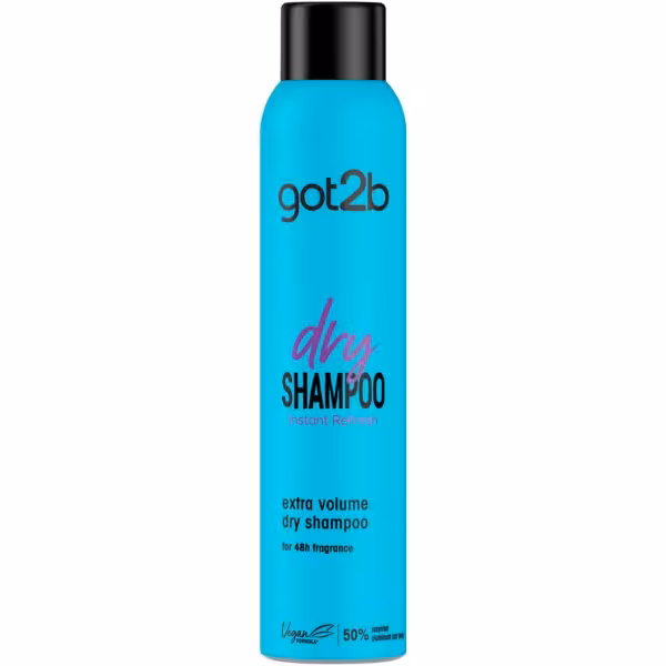 شامپو خشک got2b ساخت شوارتسکف آلمان حجم 200 میلextra volume
