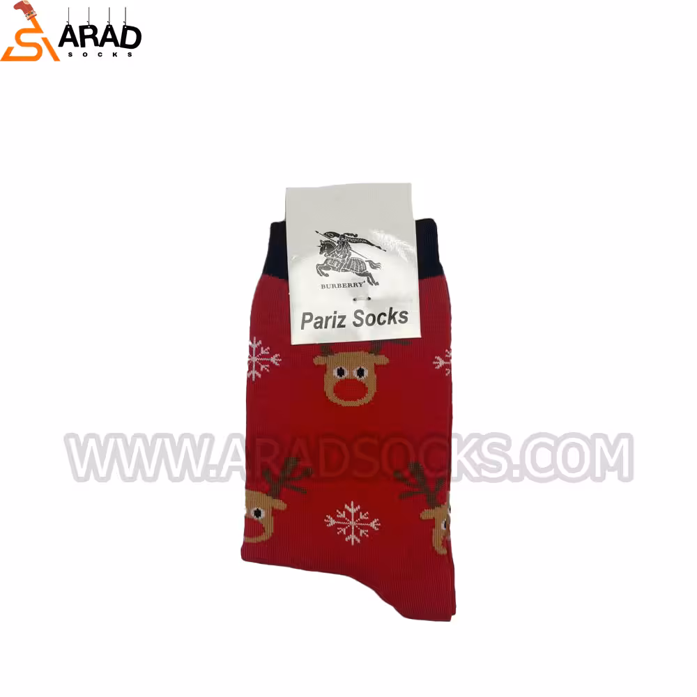 جوراب ساقدار طرح گوزن