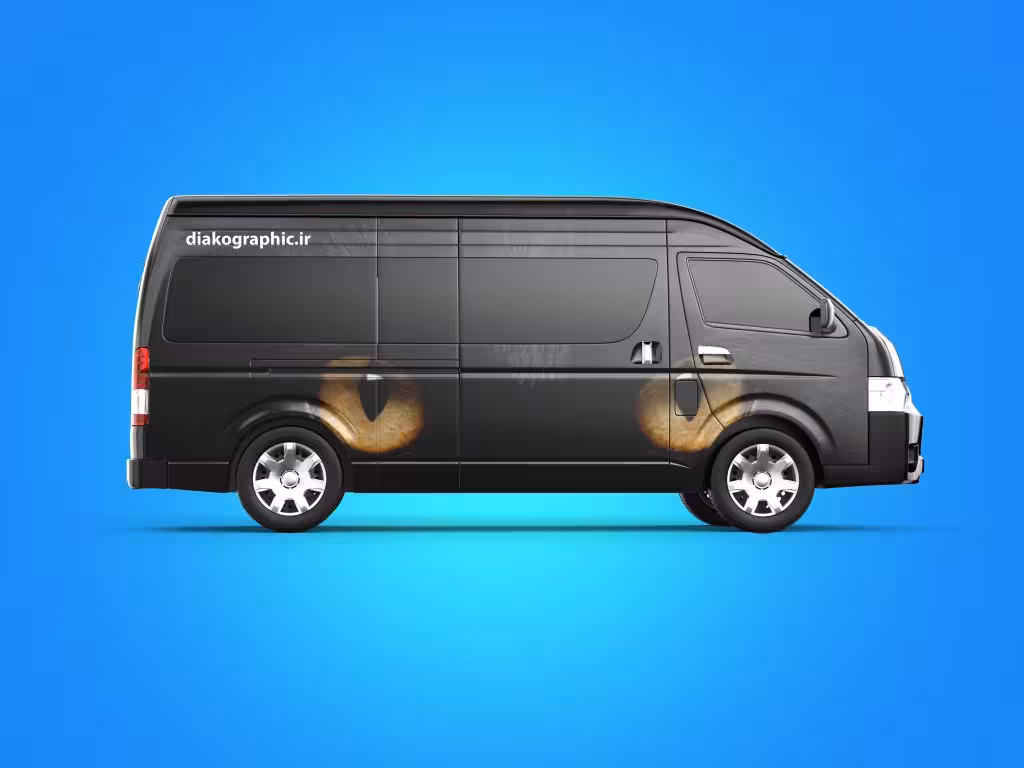 دانلود موکاپ ماشین ون Van Mockup