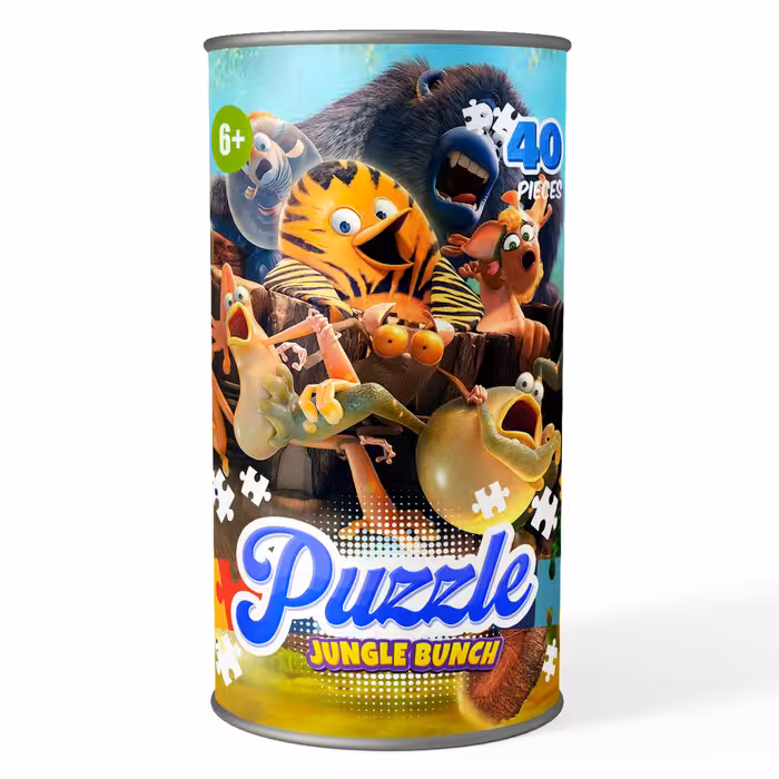 پازل 40 تکه کارتون دسته جنگلی ها