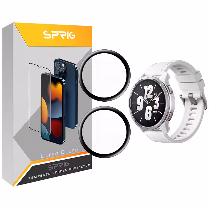 محافظ صفحه نمایش نانو اسپریگ مدل SPG مناسب برای ساعت هوشمند شیائومی Watch S1 Active بسته دو عددی