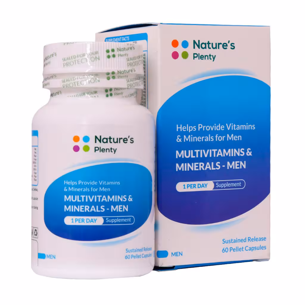 كپسول مولتی ویتامین و مینرال آقایان نیچرز پلنتی | Natures Plenty Multivitamins And Minerals For Men