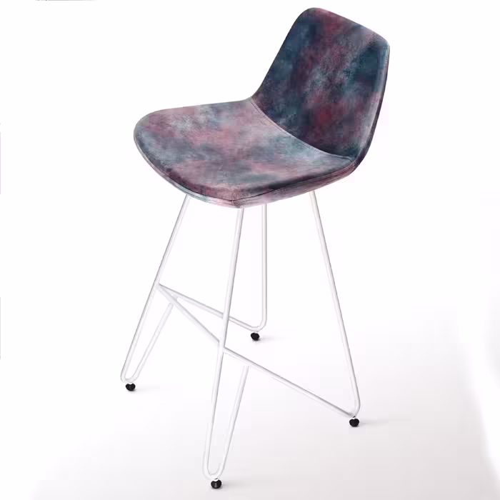 صندلی روژان پایه ملیتا 66cm نگین هوم