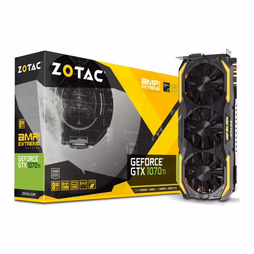 کارت گرافیک زوتاک GTX 1070 Ti AMP Extreme