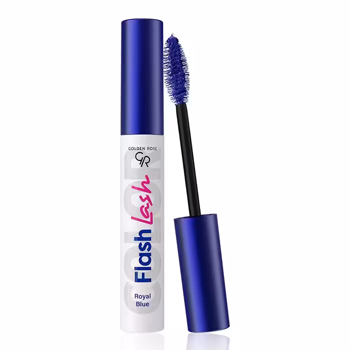 ریمل رنگی فلش لش گلدن رز رنگ 04FLASH LASH COLORED MASCARA 04 | ROYAL BLUE