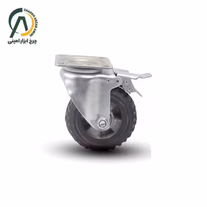 چرخ دایکاست گردان ترمزدار قطر 75 میلی متر