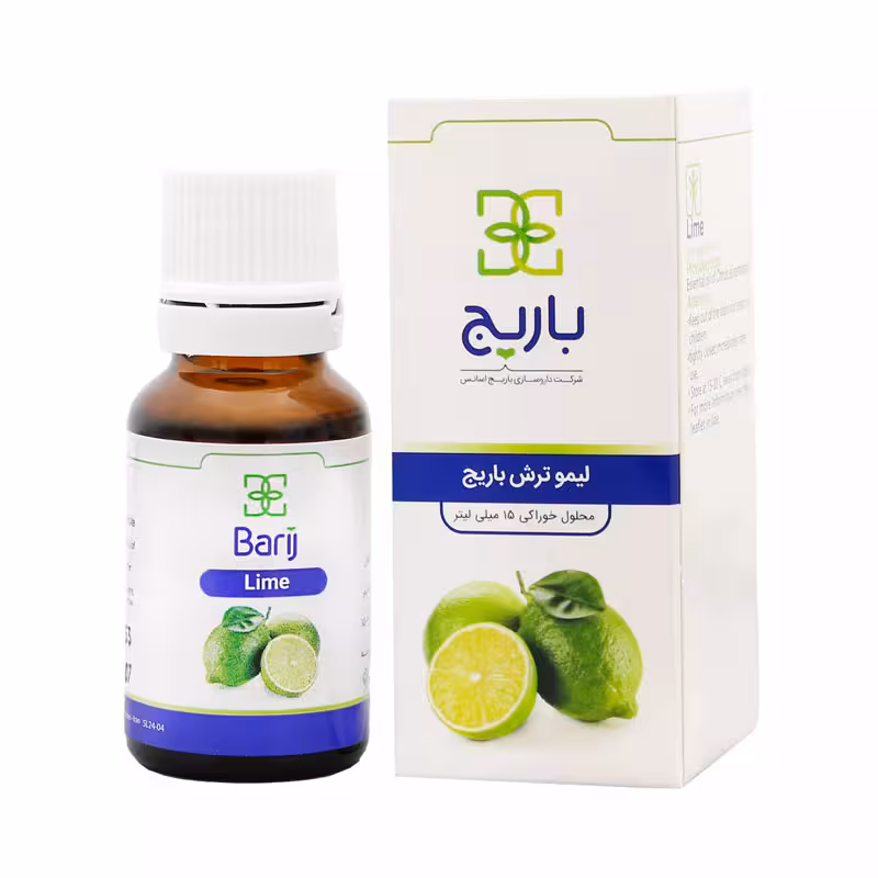قطره خوراکی لیمو ترش باریج اسانس 15 میلی لیتر | Barij Essence Limo Oral Drop 15 ml
