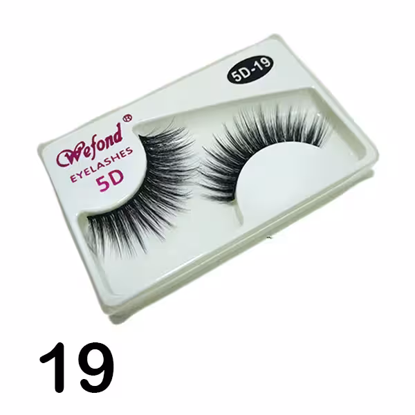 مژه جفتی 5D ویفوند شماره 19 We Fond