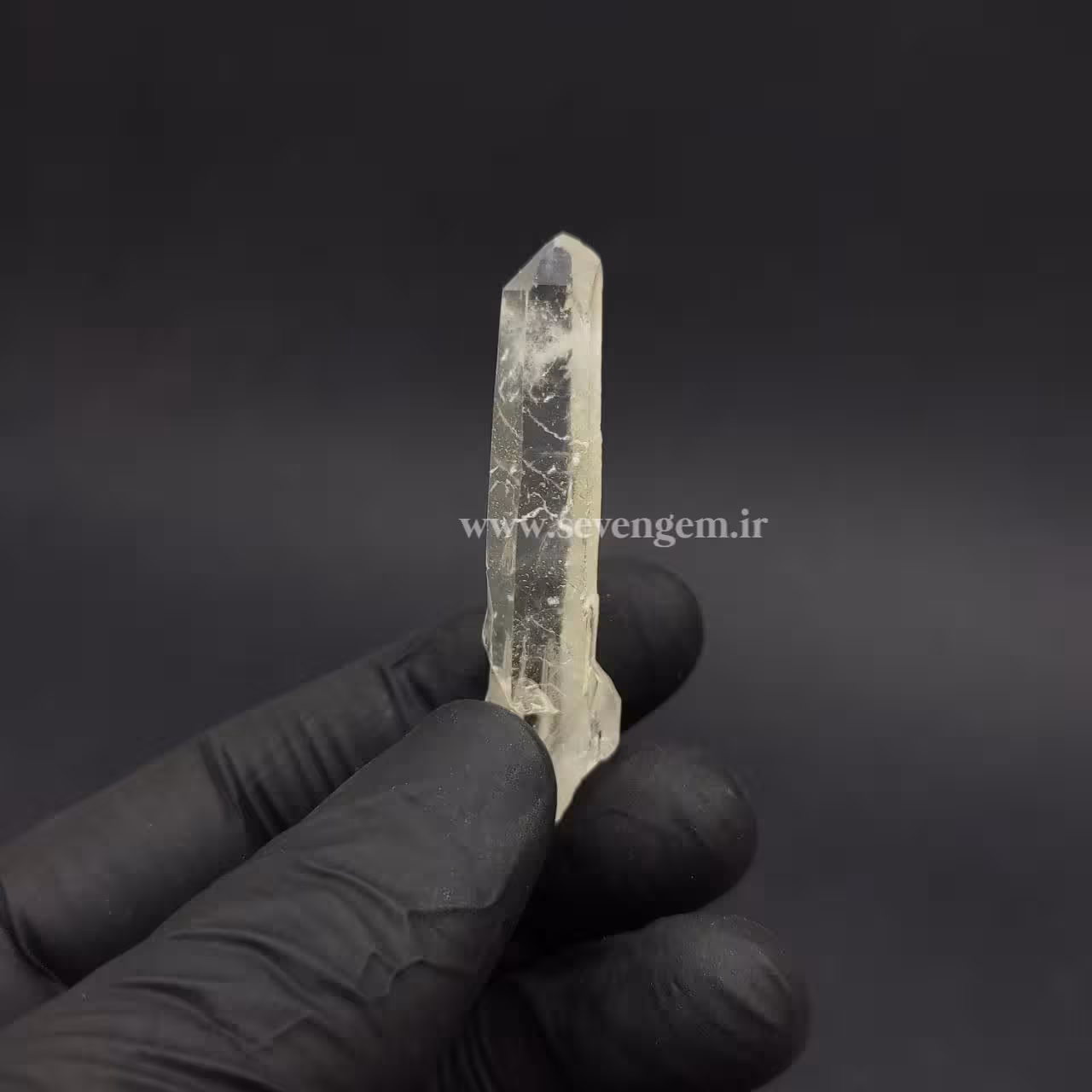 تک بلور شفاف کریستال کوارتز (کد258)