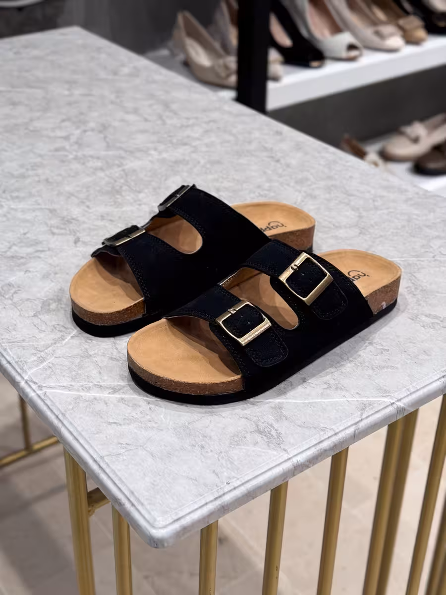 صندل زنانه طبی کد ss180 رنگ مشکی سایز 40