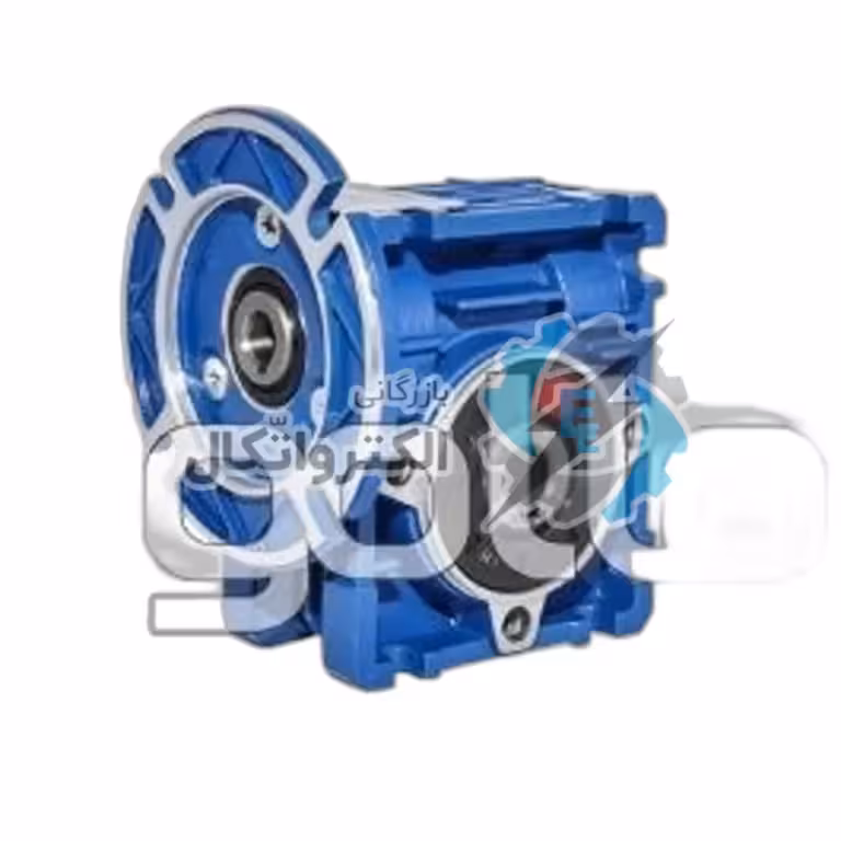 گیربکس حلزونی چینی سایز 30 نسبت 25 ورودی 11 خروجی 14 میلیمتر، فلنج 63B14