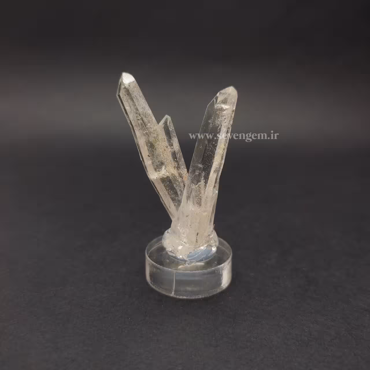 بلور دو شاخه کریستال کوآرتز (کد40)