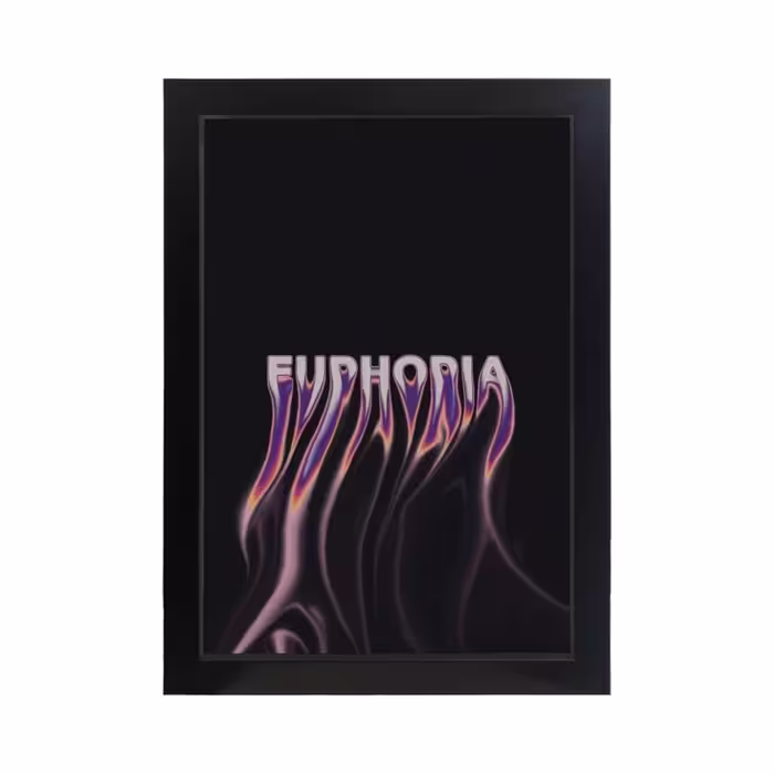 تابلو تایپوگرافی طرح EUPHORIA کد PF-21036