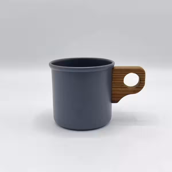 ماگ آلومینیوم 250 میل مات طوسی