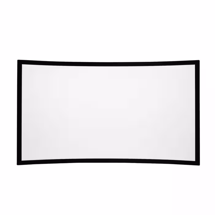 پرده نمایش یا پرده پروژکتور – منحنی – 187 × 333 سانتیمتر | برابر با 150 اینچ واید – Curved Series Fixed Frame Screen PH-G150 UHD130 – گرندویو Grandview – دارای پارچه 4K سفید رنگ
