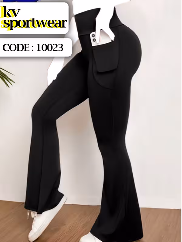 شلوار دمپا بوت کات اسپرت ورزشی زنانه کد 002