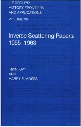 خرید و دانلود نسخه کامل کتاب Inverse scattering papers, 1955-1962