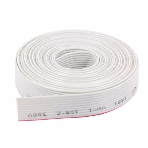 کابل فلت 10 رشته طوسی-یک متری