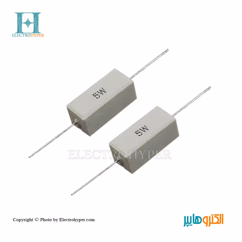 مقاومت گچی (آجری) 5W-047Ω