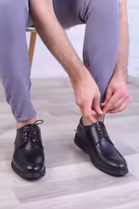 کفش چرم مردانه مجلسی کویری