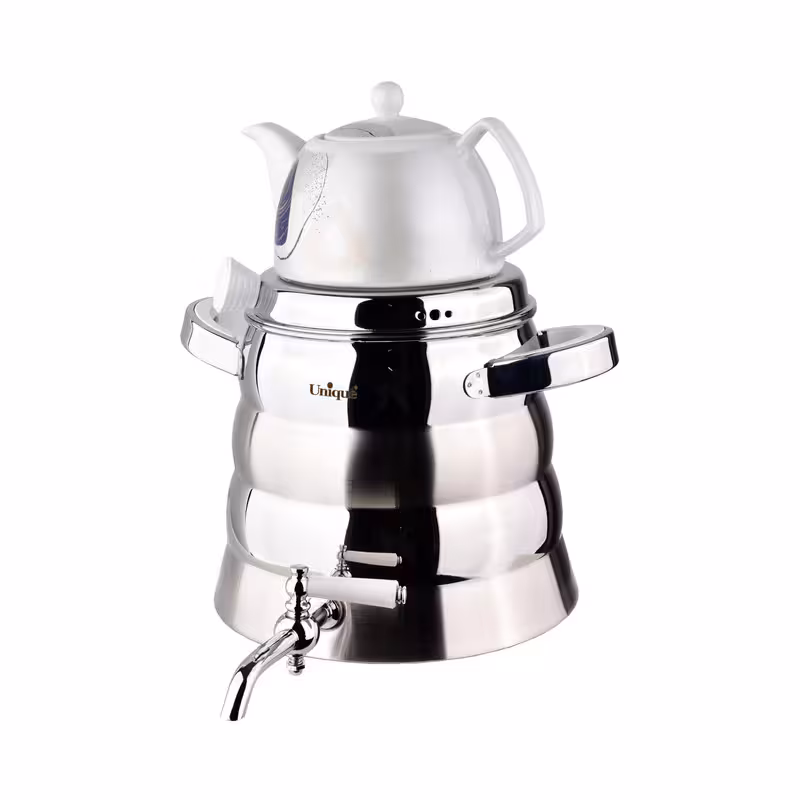 ست کتری و قوری یونیک مدل استیل S کد 7248