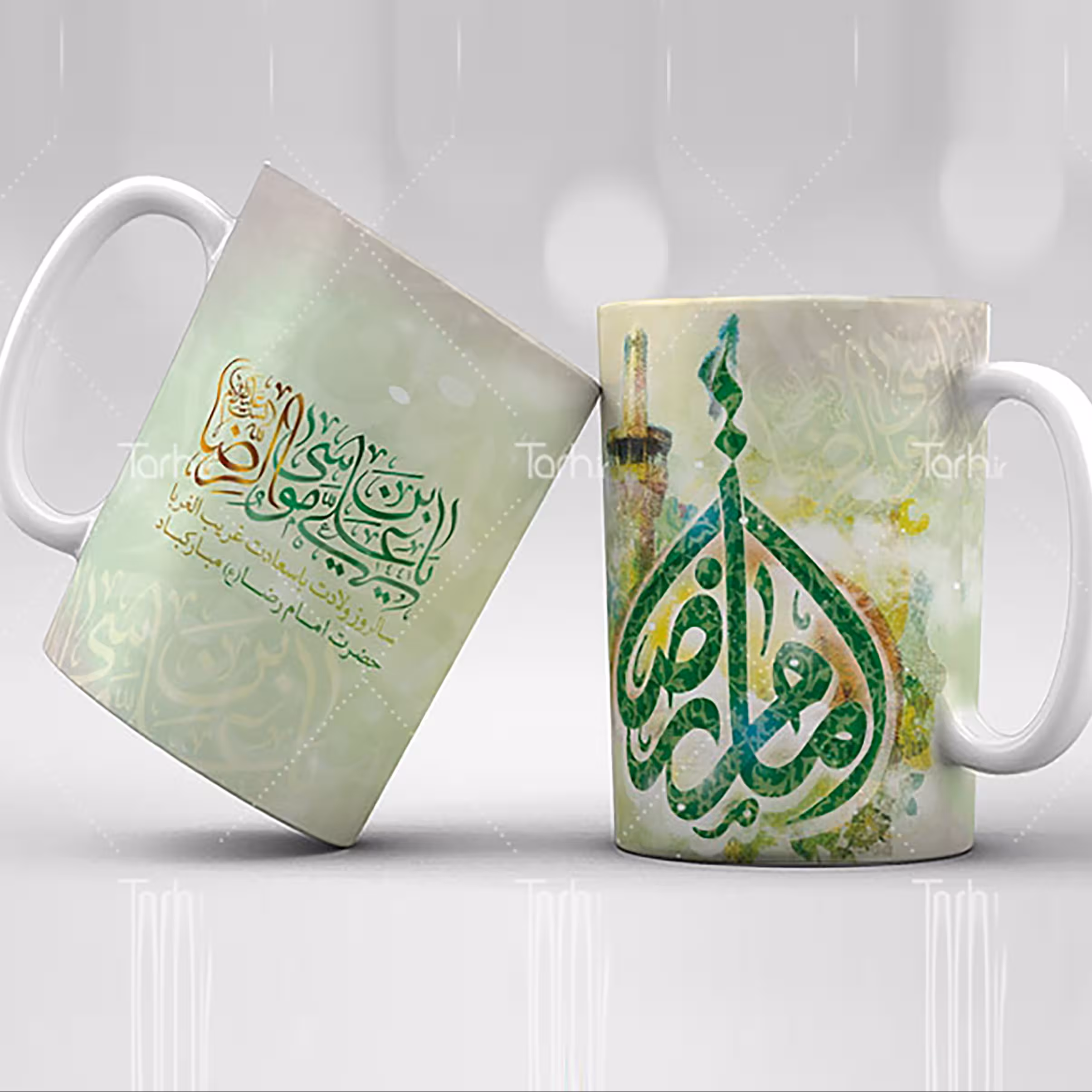 ماگ طرح نام  امام رضا (ع) و موضوعات مرتبط همرا ه با ارسال رایگان کد 04
