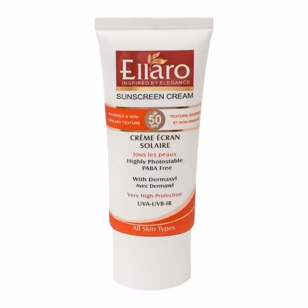 ضد آفتاب بژ طبیعی SPF50 الارو مناسب انواع پوست (50 میل)