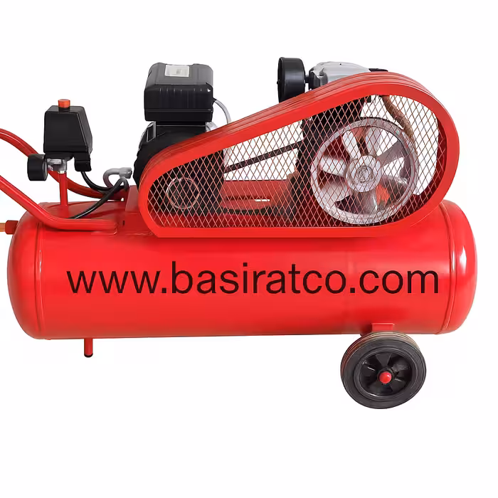 کمپرسور باد 80 لیتری صنعتی (پمپ باد) دو سیلندر