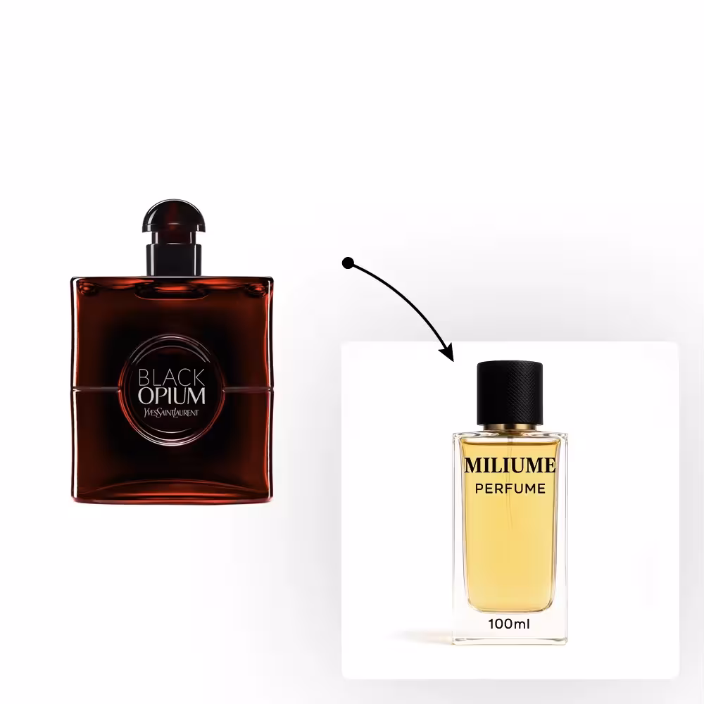 اسانس عطر Yves Saint Laurent Black Opium Over Red برند kpf - کد 2773 - ایو سن لورن بلک اوپیوم اور رد 100ML - میلیوم پرفیوم