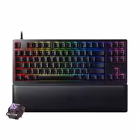 کیبورد گیمینگ ریزر سوییچ بنفش Razer Huntsman V2 Tenkeyless