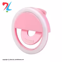 رینگ لایت سلفی موبایل -صورتی