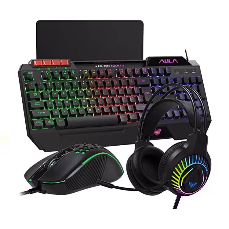 Aula T650 Gaming 4 in 1 Combo Black