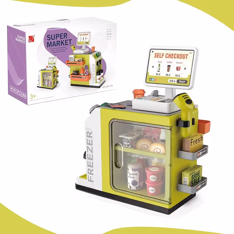 اسباب بازی سوپر مارکت 46 تکه رنگ سبز کد 668124