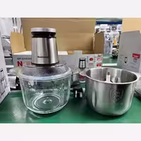 خردکن ناسیونال دوکاسه(استیل پیرکس) مدل NP-CH609GS ارسال رایگان