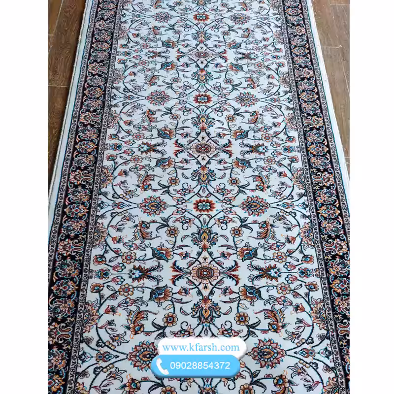 فرش کناره متری طرح 700 افشان در 4 رنگ کرم | سرمه ای | گردویی | طوسی