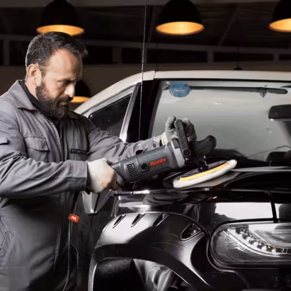 پولیش برقی دیمردار 180 میلی‌متر 1200 وات