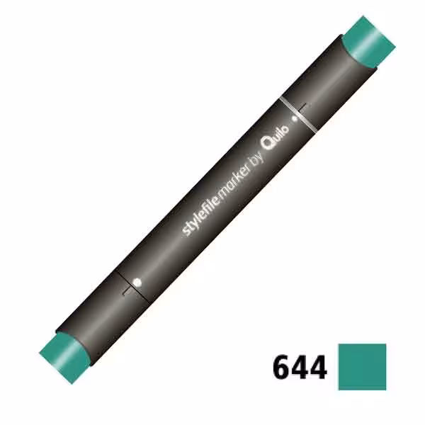 ماژیک راندو دوسر کوییلو کد 644 مدل Stylefile (رنگ viridian)